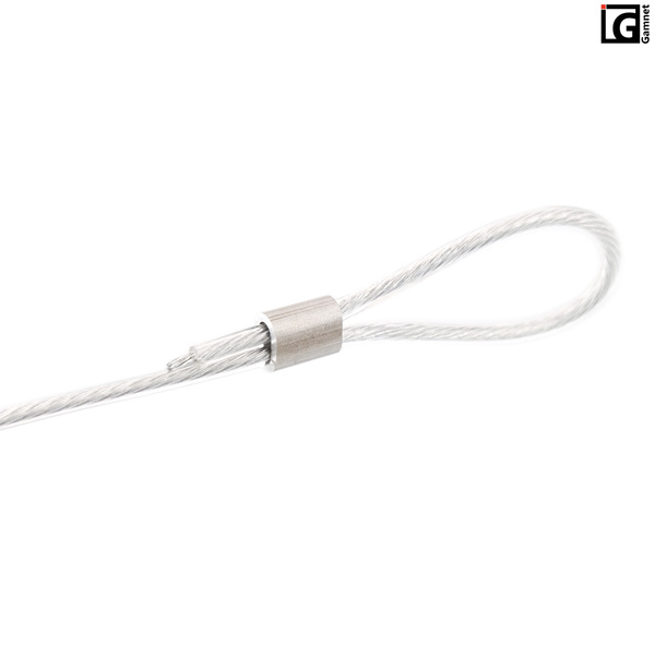 Aluminiowa tuleja zaciskowa do linki 3mm - 1 sztuka