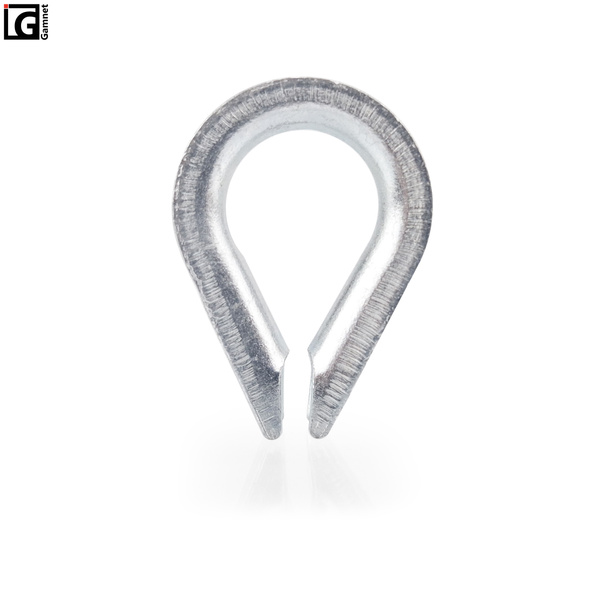 Kausza metalowa do liny 3-4mm - 1 sztuka