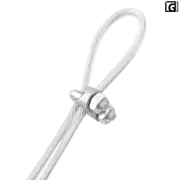 Zacisk skręcany do linki stalowej 2-3mm - 1 sztuka