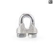 Zacisk skręcany do linki stalowej 2-3mm - 1 sztuka