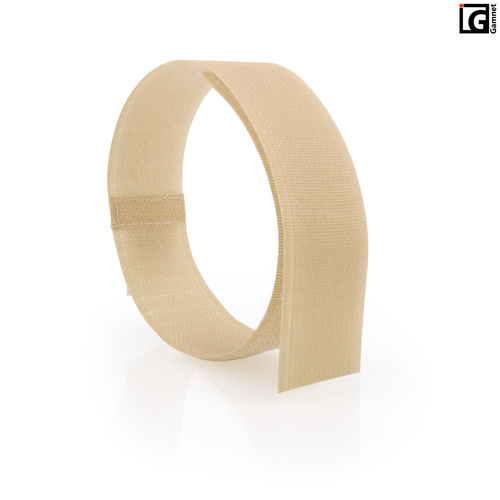 Opaska rzepowa do mocowania siatki 3x35cm - kolor beżowy