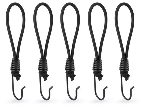 Haczyk z gumką do mocowania banerów 5 mm / 35 cm /  5 sztuk