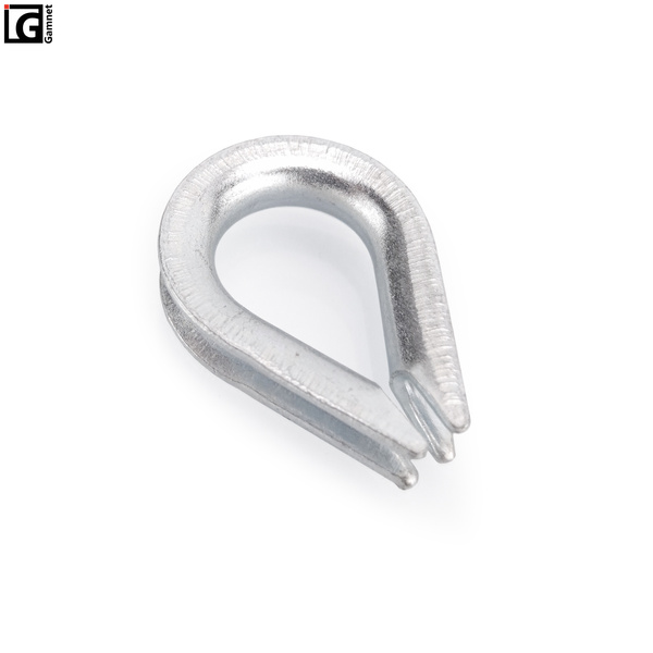 Kausza metalowa do liny 3-4mm - 1 sztuka