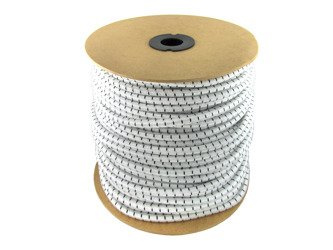 Guma okrągła biało-czarna 8 mm