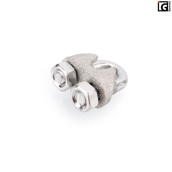 Zacisk skręcany do linki stalowej 2-3mm - 1 sztuka