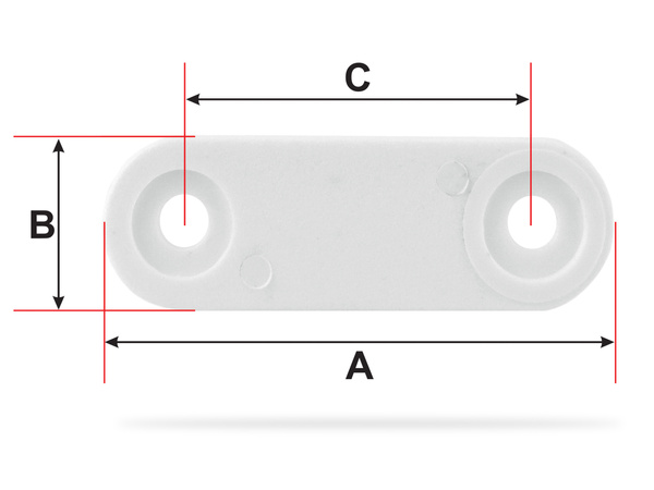 Zestaw uchwytów do montażu plandeki 34 mm - 1 komplet