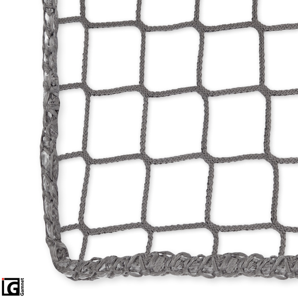 Siatka zabezpieczająca w oplocie - kolor szary - 90x230cm