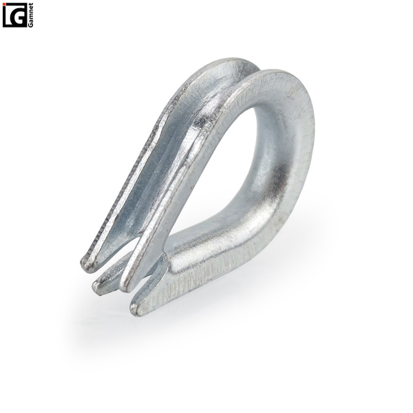 Kausza metalowa do liny 3-4mm - 1 sztuka