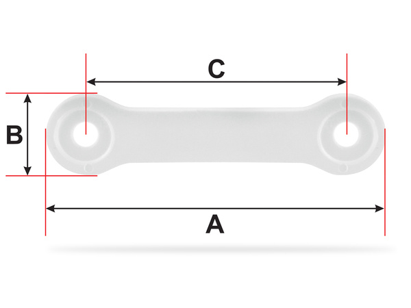 Zestaw uchwytów do montażu plandeki 51 mm - 10 kompletów